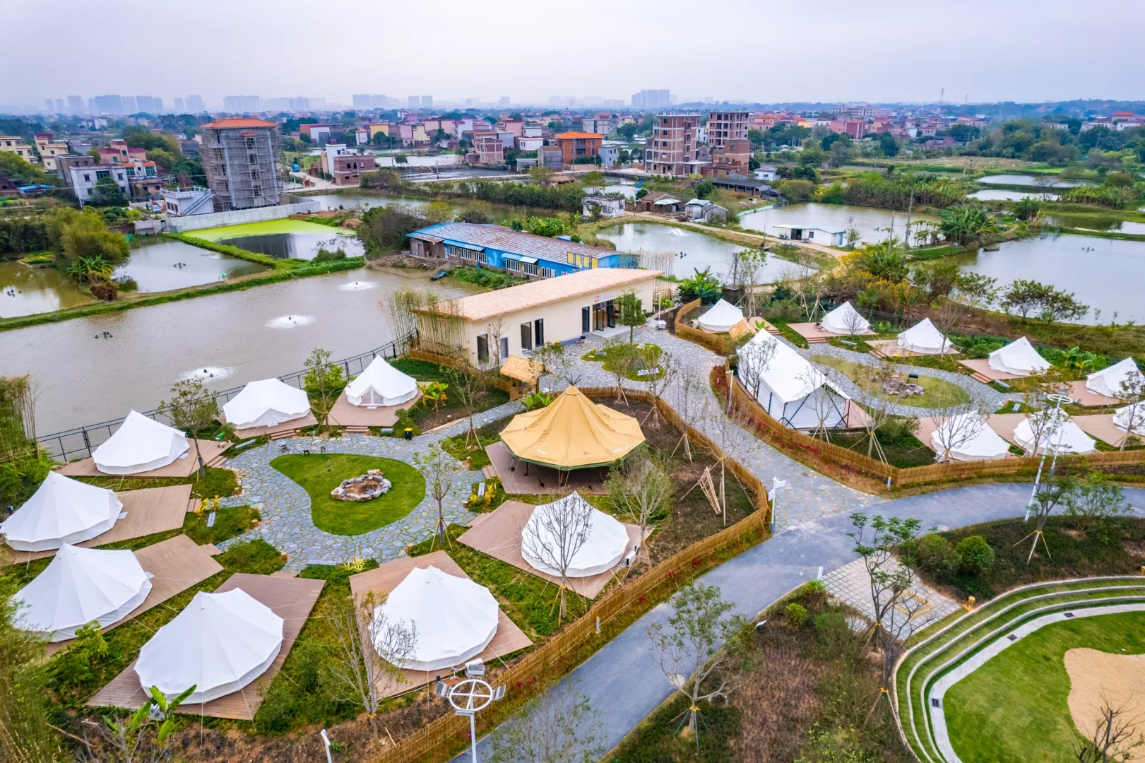 拎包入住即享户外之趣，江门古劳水乡露营